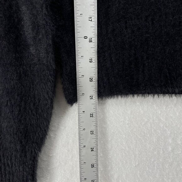 Old Navy Sweater Womens M Black Knit Crew Neck Regular Long Sleeve Pullover - Picture 5 of 12